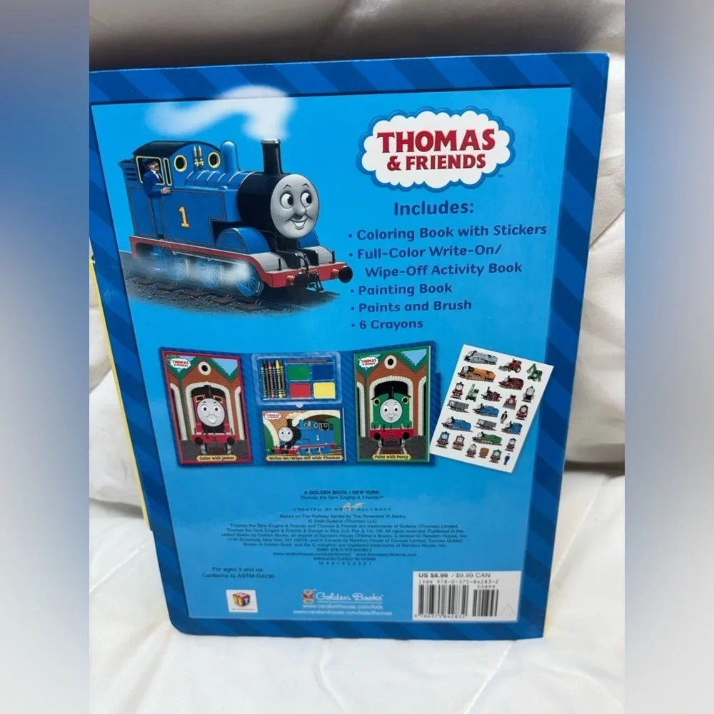Thomas & Friends Activity Express Book Set - 3 books in one- coloring, wipe off